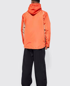 Veste coupe-vent en polyester réfléchissant pour hommes personnalisée veste coupe-vent imperméable vintage pour la plage blanc kaki veste coupe-vent pour homme - Product Image 2