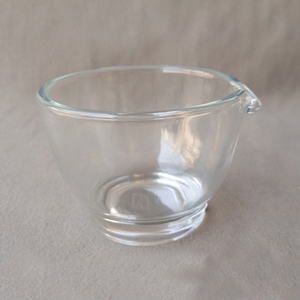 Mortero y Maja de Vidrio Borosilicato Transparente, 240 ml, Ecológico, Fabricación Industrial, para Laboratorio y Uso Doméstico - Product Image 3