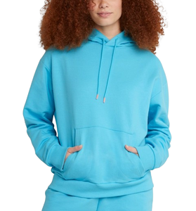 <b>Women's</b> Custom Logo Oversized Crop Fleece Hoodie Heavyweight Winter Plain Dyed Polyester Cotton <b>Hoodies</b> with Pockets - Product Image 6