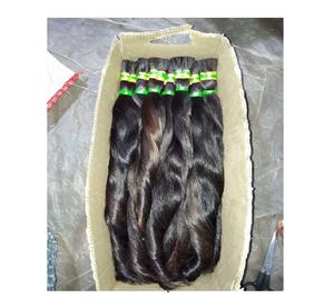 Paquetes de extensión de cabello Remy súper doble dibujado Cabello crudo indio y camboyano recto sin procesar - Product Image 1