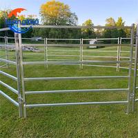 Panneaux pour chevaux en vente chaude aux États-Unis, panneaux pour bétail galvanisés robustes, utilisés pour les enclos à moutons, les enclos à bétail