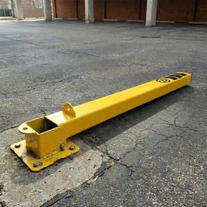 Barrera de Estacionamiento Plegable de Acero de 60 cm, Poste de Estacionamiento Bloqueable con Candado Incluido para Estacionamiento o Cochera - Product Image 3
