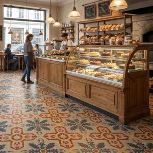 Baldosas de cemento con resistencia de fabricación que garantiza la estabilidad en el comercio exterior. - Product Image 2