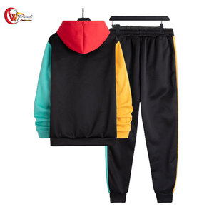 Survêtement pour homme à coupe classique, personnalisable, hiver, décontracté, écologique, uni, manches longues, en polaire respirant, grande taille - Product Image 2