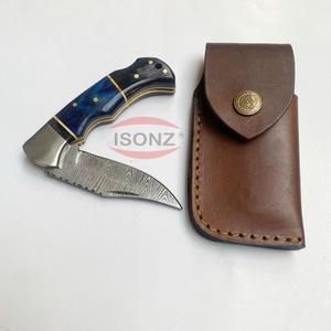 แคมป์ปิ้งแฮนด์เมดดามัสกัสมีดพับที่กําหนดเองจับ - Product Image 1