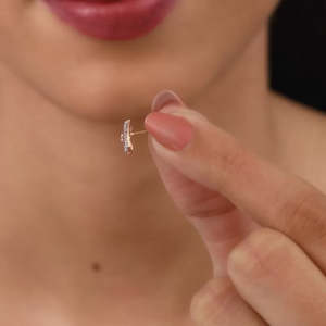 Pendientes de diamantes Prodigy de oro rosa - Product Image 4