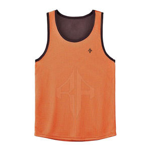 Camiseta sin mangas de entrenamiento para hombre de talla grande hecha a medida, ropa de gimnasio de punto transpirable para correr, Material de poliéster de estilo informal - Product Image 1