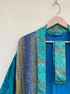 Hermoso verano/primavera suave y cómodo Kimono Largo de seda bata de vida diaria - Product Image 3