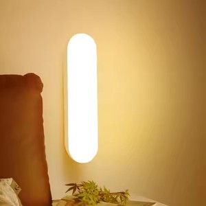 Không dây thông minh cơ thể con người cảm ứng đèn đêm hộ gia đình lối đi Tủ <span class=keywords><strong>LED</strong></span> cạnh giường ngủ nhỏ ánh sáng ban đêm phòng ngủ - Product Image 1