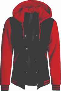 Custom Made <b>Men's</b> Polyester/Cotton Fleece Oversized Fit <b>Hoodie</b> Color Blocking Design Waterproof Windproof Features Embroidery - Product Image 5