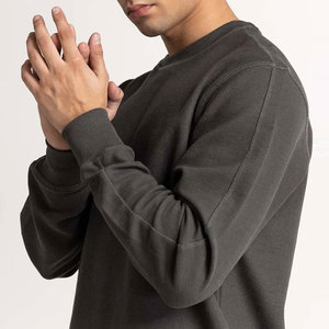 2025 nueva llegada de los hombres de alta calidad de manga larga pulóver cuello redondo sudadera 100% algodón gran oferta invierno Essentials - Product Image 6