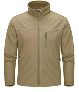 Veste Softshell à la Mode pour Hommes avec Logo Personnalisé Nouveau Style Tissu en Toile Enduite pour Vêtements d'Extérieur - Product Image 1
