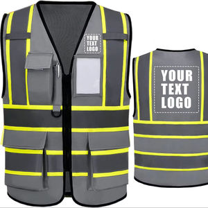 Chalecos DE SEGURIDAD impresos personalizados OEM con cinta de alta visibilidad disponibles para pedidos al por mayor y corporativos - Product Image 1