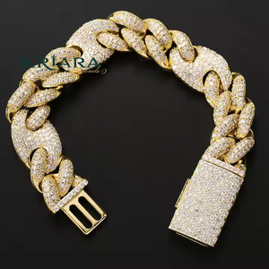 Collar de Cadena de Serpiente de Plata S925 con Baño de Rodio para Hombre, con Moissanita Engastada, Estilo Hiphop, para Uso Diario - Product Image 1