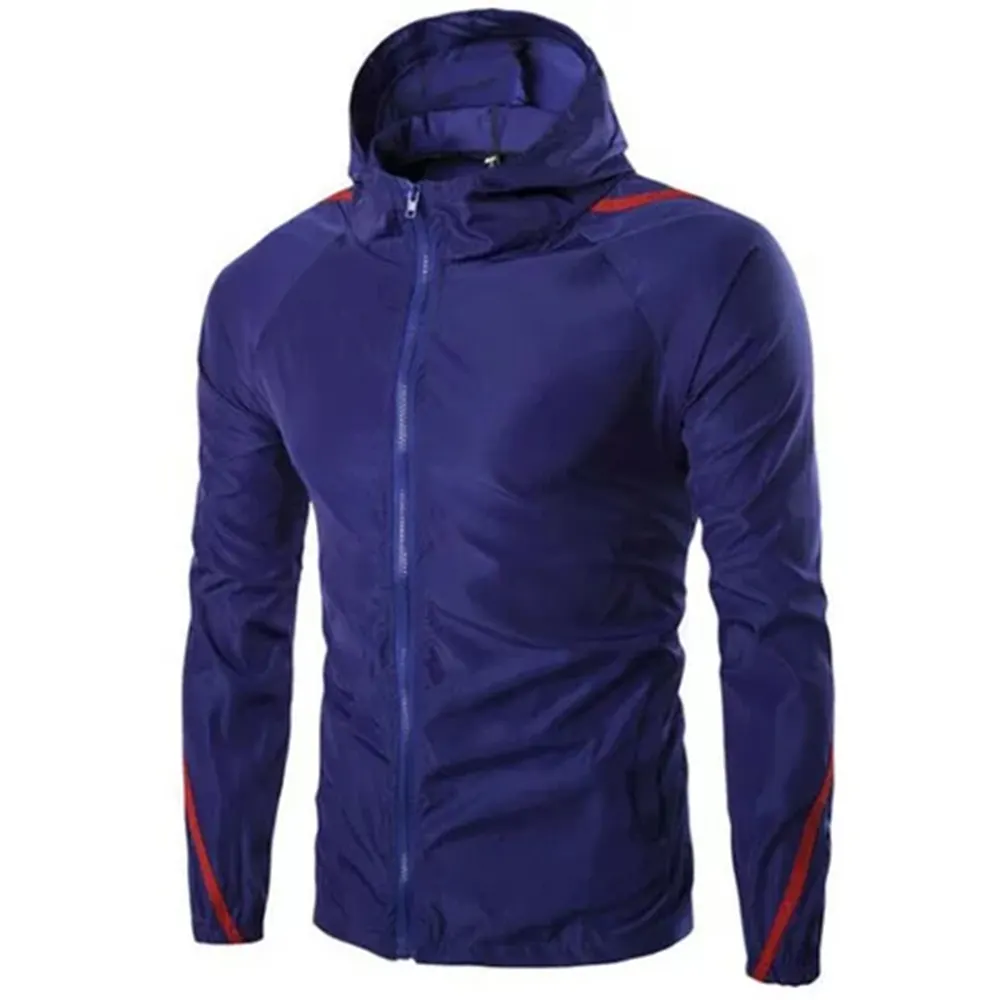 Men's Cycling Pullover Hooded Windbreaker Jacket / Workout Outdoor Casual Sport Men's Hiking Windproof Windbreaker Jacket