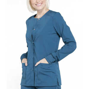 Enfermera médica Unisex Scrub Chaquetas Algodón Poliéster Stretch Hospital Scrub Jacket - Product Image 6