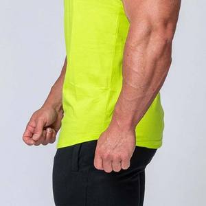 Camisetas sin mangas de algodón 100% para hombre, servicio OEM, secado rápido, talla grande, transpirable, cómodo, camiseta para hombre, chaleco atlético para gimnasio, Color sólido - Product Image 5