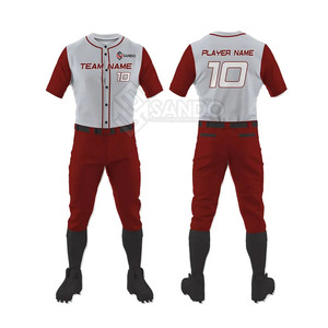 2025 nueva llegada uniforme de béisbol personalizado para jóvenes mejor precio conjuntos transpirables en tallas grandes diferentes diseños para ropa juvenil - Product Image 3