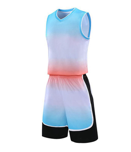 Ensemble personnalisé de maillot et short de basketball ombré pour femme – Puissance - Product Image 2