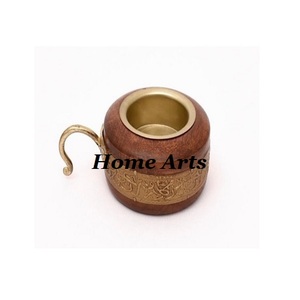 Marvelous Design Round Shape Oud <b>Burner</b> Prime Quality <b>Wood</b> Bakhoor <b>Burner</b> With Box And Tray Mabkhar <b>For</b> Home Usage - Product Image 2