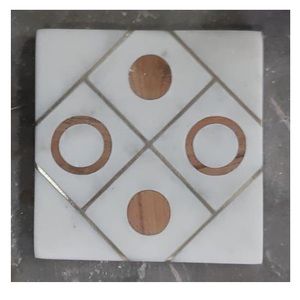 Luxury Style Marble and Wood Square Shape <b>Coaster</b> Home and Kitchenware Used Customised New Style <b>Coaster</b> Marble Stone <b>Coasters</b> - Product Image 6