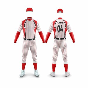 Kit de uniforme de béisbol profesional para hombres con ajuste cómodo y tela transpirable, conjunto de Jersey y pantalón de béisbol con botones completos - Product Image 4