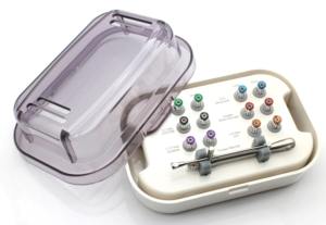 ชุดเครื่องมือผ่าตัดปลูกถ่ายกระดูกและเก็บเกี่ยวกระดูกสำหรับการผ่าตัดฝังรากฟันเทียม  ทำจากเหล็กกล้าไร้สนิมเยอรมัน - Product Image 3