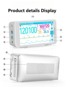<strong>China</strong> Wholesale 5. 5 Inch Veterinary Use <strong>Monitor</strong> Multi Parameter <strong>Monitor</strong> Veterinary <strong>Patient</strong> <strong>Monitor</strong> for Sale - Product Image 2