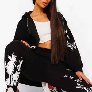 Venta caliente de moda al por mayor Otoño Invierno señoras ropa deportiva conjuntos chándal de talla grande transpirable señoras trajes para niñas - Product Image 2