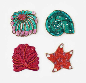 Threaded Elegance A Beaded Coaster Tale Cosido Serenity Bordado Beadwork Mat by glowin fashion - Product Image 1