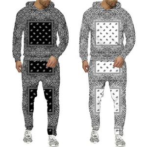 Survêtement Homme/Femme Ensemble Graphique Multi Couleurs Sweat à Capuche Imprimé par Sublimation/Pantalon/Costume Hip Hop Couple Streetwear Jogging Survêtements - Product Image 6