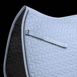 Couverture de cheval d'approvisionnement d'usine du Pakistan Tapis de selle de cheval Conception personnalisée Tapis de selle équestre à l'intérieur du tissu polaire - Product Image 2