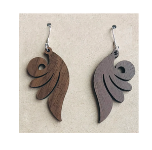 Pendiente de madera de diseño superior de calidad superior que se ve bien, el mejor diseño superior hecho en India, artesanía natural - Product Image 3