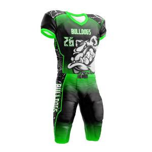 Nueva Llegada de Uniformes de Fútbol Americano Personalizados - Manga Corta, Impresos, 100% Poliéster, Ajuste Delgado, Logotipo Personalizado, Protección Anti-UV - Product Image 1