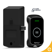Serrure électronique intelligente de tiroir RIFD pour armoires Porte en bois en alliage de zinc Fonction de prise connectée au réseau Stockage de données en nuage SDK