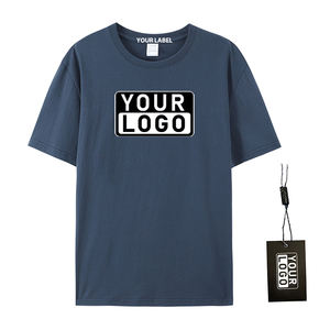 100% algodón 180gsm camiseta unisex para hombres personalizado impreso liso Casual patrón sólido camiseta en blanco - Product Image 1