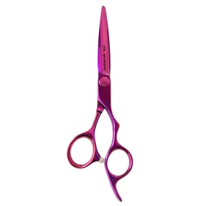 Ciseaux de coiffeur professionnels de 5.5 "ciseaux de salon en acier inoxydable avec repose-doigt réglable pour un style de précision - Product Image 1