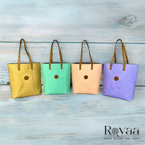 Bonito bolso de lona bohemio Pugmark de dos colores para mujer, Popular, Vintage, impermeable, con cierre de cremallera para el trabajo, compras al aire libre - Product Image 2