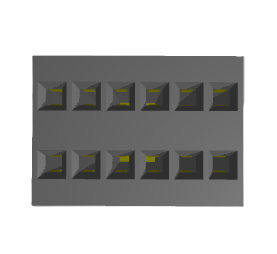 Connecteur vertical à allogement traversant SMS‑106‑01‑G‑D, pas de 1,27 mm, 12 positions, connecteur carte-carte pour carte de circuit imprimé - Product Image 2
