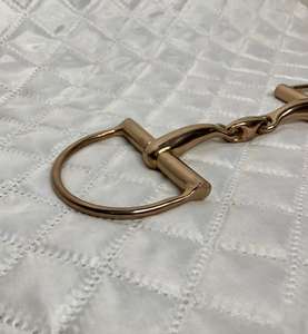 ห่วงสำหรับขี่ม้าสีโรสโกลด์มอคค่าสินค้ามาใหม่2024ออกแบบโลโก้ได้ตามต้องการผลิตภัณฑ์ม้าทำจากสเตนเลส - Product Image 1