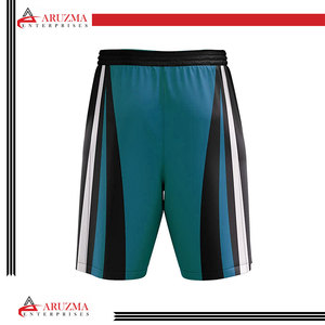Vente en gros de shorts de basket-ball en maille personnalisés pour hommes design universitaire uni avec sublimation fabriqués pour des vêtements de sport - Product Image 4