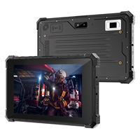 Tablet Genggam Tangguh 8 inci 10000mAh Sidik Jari UHF RFID Tablet Tangguh Ip68 WiFi 6 Tablet Tangguh RTK
