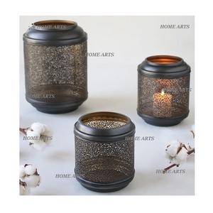 Set Of 2 <b>Silver</b> Color Iron <b>Candle</b> <b>Holder</b> Newest Design Round Shape <b>Candle</b> <b>Holder</b> For Wedding Decor Accessories - Product Image 4