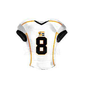 เสื้อฟุตบอลอเมริกันพิมพ์ลายโลโก้ได้ตามต้องการเสื้อผ้ากีฬาผ้าโพลีเอสเตอร์น้ำหนักเบา - Product Image 3