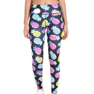 Leggings tendance à imprimé intégral, pantalon de yoga à imprimé intégral, matière douce et extensible, parfait pour les vêtements de fitness - Product Image 1