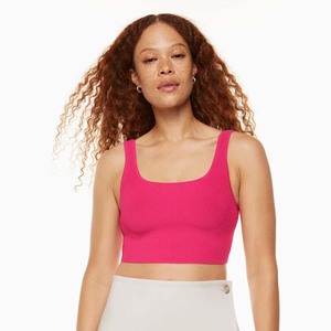 Summer Knit <b>Vest</b> Top Sexy O Neck Women Camisole Pure Color Light Green Sleeveless T-shirt Solid Color Plus Size <b>Slim</b> Tank Top - Product Image 6