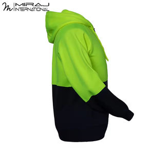 Sweats à capuche de sécurité en molleton de polyester léger et réfléchissant à haute visibilité - Product Image 3