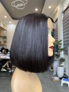 ผมต่อแบบเวอร์จิ้น HD Lace Silky Straight เวียดนามแท้ 100%  จัดเรียงเกล็ดผม  ทรงบ็อบ  แบบ Remy  ต่อผมด้วยเครื่อง  แบบ Double  ขายส่ง VNHL - Product Image 4