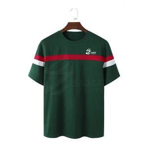 Camiseta de Hombre de Alta Calidad, Superventas, Color Personalizado, Tejido de Poliéster/Algodón Ecológico para Adultos - Product Image 1