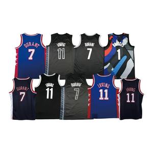 Brooklyn Kyrie Irving 11 Basketball-Trikot-Set für Erwachsene, Herren, Sommer, schnell trocknend, atmungsaktiv, Polyester, ärmellose Uniformen, Fan-Kleidung - Product Image 1